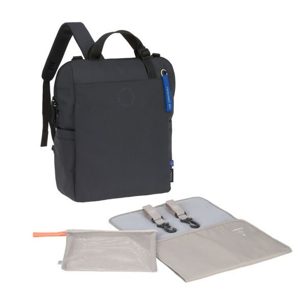 LÄSSIG FAMILY GREEN LABEL CONVERSION BACKPACK BLACK - PŘEBALOVACÍ BATOHY - KOČÁRKY A PŘÍSLUŠENSTVÍ