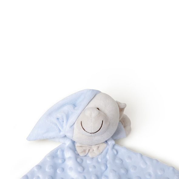 INTERBABY SET - OSUŠKA FROTÉ 100X100 MEDVÍDEK SPÍ + PŘÍTULKA - MODRÁ - OSUŠKY A DĚTSKÉ ŽUPANY - KOUPÁNÍ A ZDRAVÍ