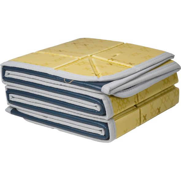 TAF TOYS HRACÍ PODLOŽKA PĚNOVÁ S MÍČKY BLUE YELLOW - HRACÍ PODLOŽKY NA ZEM - SPINKÁNÍ