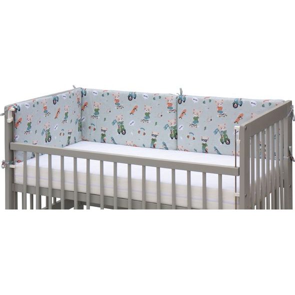 SCARLETT MANTINEL DO POSTÝLKY 4DÍLNÝ PEKO TYRKYSOVÁ 180X30CM - MANTINELY - SPINKÁNÍ