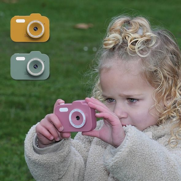 ZAZU FUN - DĚTSKÝ DIGITÁLNÍ FOTOAPARÁT - ŽLUTÝ - HRAČKY PRO DĚTI - PRO DĚTI