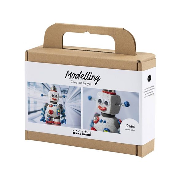 CREATIV COMPANY KREATIVNÍ SADA MINI CRAFT KIT MODELLING ROBOT - VÝTVARNÉ POMŮCKY A HRAČKY - PRO DĚTI