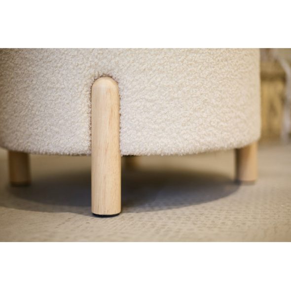 CHILDHOME KŘESLO DĚTSKÉ TEDDY OFF WHITE - KŘESÍLKA - SPINKÁNÍ