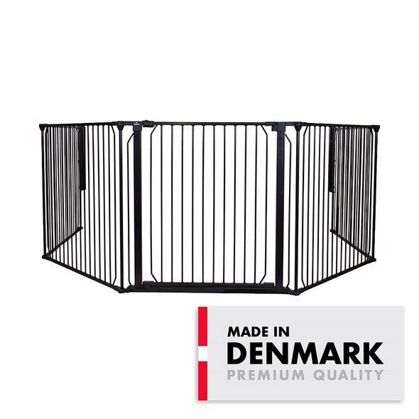 BABY DAN UNIVERZÁLNÍ PROSTOROVÁ ZÁBRANA BABYDAN COMBIFIT XXL, ČERNÁ - OHRÁDKY - KOUPÁNÍ A ZDRAVÍ