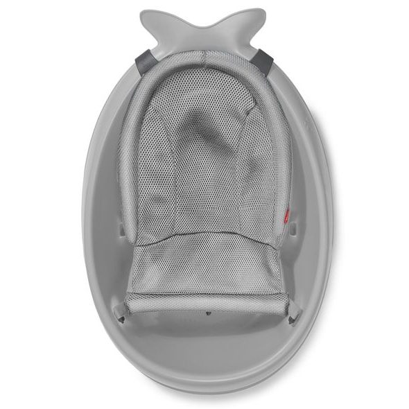 SKIP HOP VANIČKA S ERGONOMICKOU PODLOŽKOU MOBY 3 FÁZOVÁ ŠEDÁ - VANIČKY PLASTOVÉ - KOUPÁNÍ A ZDRAVÍ