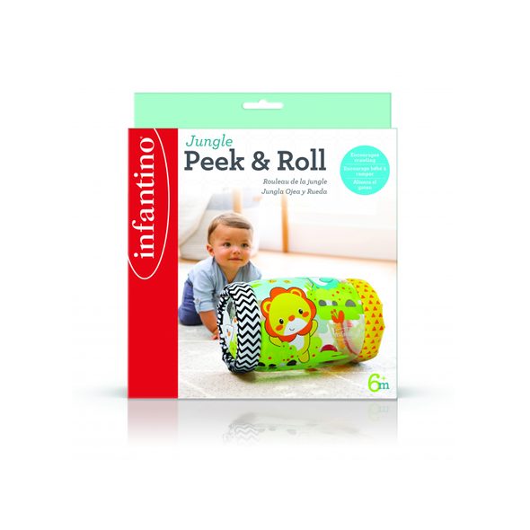 INFANTINO NAFUKOVACÍ VÁLEC DŽUNGLE - HRA NA BŘÍŠKU - PRO DĚTI