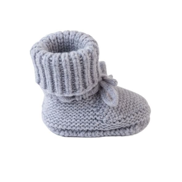 LODGER SLIPPER FOLKLORE MERINO WOOL DRIZZLE 0 - 6 MĚSÍCŮ - KOJENECKÉ CAPÁČKY - PRO DĚTI