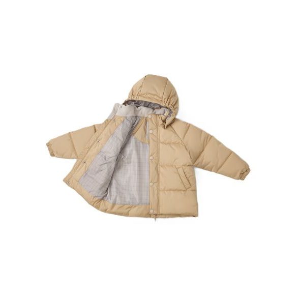 LEOKID ZIMNÍ PROŠÍVANÁ BUNDA LENI LARK BEIGE VEL. 110 - BUNDY - PRO DĚTI