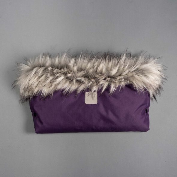 BEZTROSKA RUKÁVNÍK NA KOČÁREK S KOŽEŠINOU PLUM - RUKÁVNÍKY NA KOČÁREK - KOČÁRKY A PŘÍSLUŠENSTVÍ