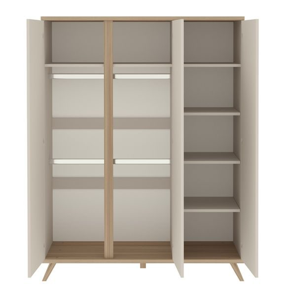 POLIČKY 3 KS K TŘÍDÍLNÉ/DVOUDÍLNÉ SKŘÍNI FAKTUM SIENNA CASHMERE - DEKORACE A POLIČKY - SPINKÁNÍ