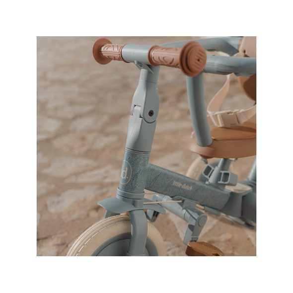 LITTLE DUTCH TŘÍKOLKA 4V1 BLUE - TŘÍKOLKY ŠLAPACÍ - NOŠENÍ & SPORT