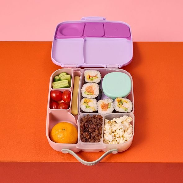 B.BOX SILIKONOVÝ BENTO ORGANIZÉR DO VELKÉHO BOXU - RŮŽOVÝ - KRABIČKY NA SVAČINU - KRMENÍ