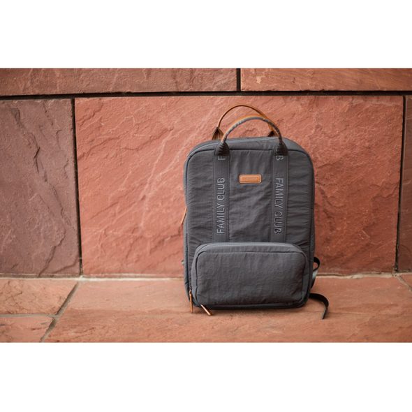 CHILDHOME PŘEBALOVACÍ BATOH FAMILY CLUB SIGNATURE URBAN DARK GREY - PŘEBALOVACÍ BATOHY - KOČÁRKY A PŘÍSLUŠENSTVÍ