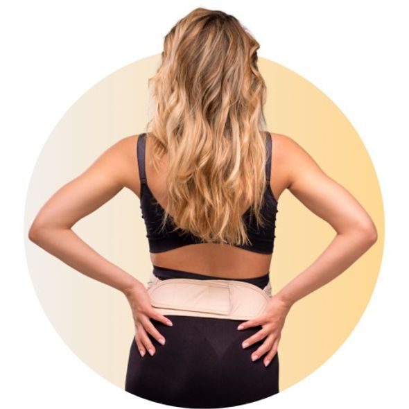 CARRIWELL TĚHOTENSKÝ NASTAVITELNÝ PODPŮRNÝ PÁS PŘES BŘÍŠKO BÉŽOVÝ - TĚHOTENSKÁ MÓDA - PRO MAMINKY