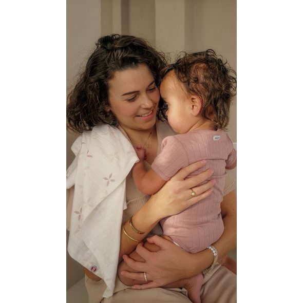 LODGER ROMPER SS SOLID ROSE 62 - BODY - PRO DĚTI