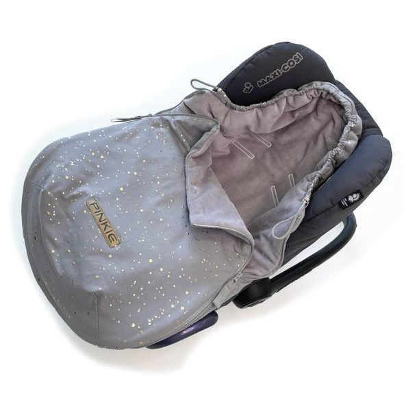 PINKIE BAVLNĚNÝ FUSAK SHINE GOLD CAMEL 0-12 MĚSÍCŮ - FUSAKY DO AUTOSEDAČKY - AUTOSEDAČKY A PŘÍSLUŠENSTVÍ