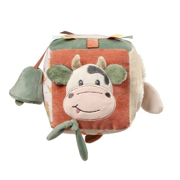 BABYONO KOSTKA SENSORICKÁ COW BINGO 0M+ - SENZORICKÉ HRAČKY - PRO DĚTI