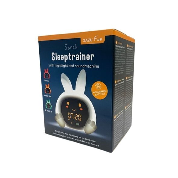 ZAZU KRÁLÍČEK SARAH - TRÉNINKOVÝ BUDÍK S NOČNÍM SVĚTLEM A MELODIEMI - NOČNÍ SVĚTLA - SPINKÁNÍ