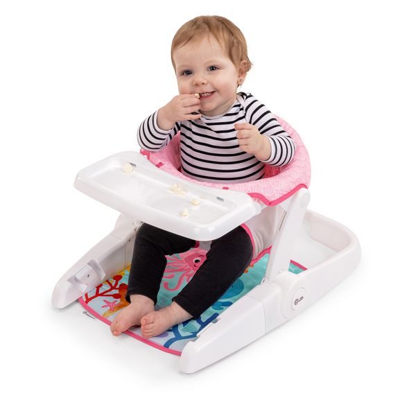 BABY EINSTEIN SEDÁK INTERAKTIVNÍ 4V1 TAPPIN' TUNES™ LEARN-TO-SIT™, 4M+, PINK - HRAČKY SE ZVUKY - PRO DĚTI