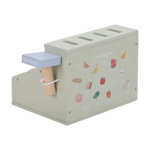 LITTLE DUTCH POKLADNA SE SKENEREM A ČTEČKOU KARET DŘEVĚNÁ - LITTLE DUTCH - PRO DĚTI