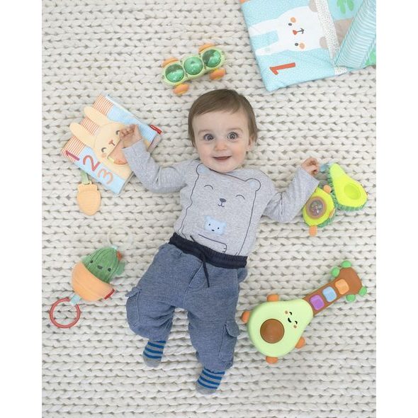 SKIP HOP KNÍŽKA EDUKAČNÍ TEXTILNÍ NA C KROUŽKU, 0+ - KNÍŽKY PRO NEJMENŠÍ - PRO DĚTI