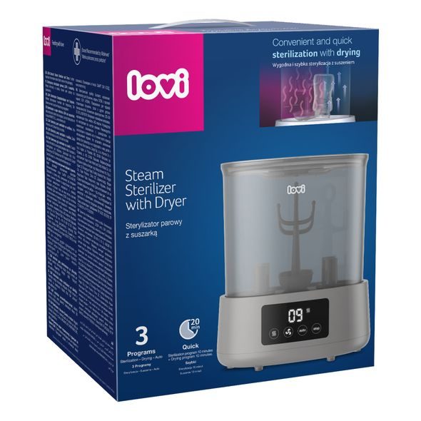 LOVI ELEKTRICKÝ STERILIZÁTOR SE SUŠIČKOU - STERILIZÁTORY - KRMENÍ