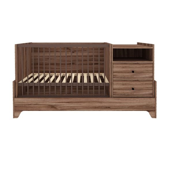 KOMBI POSTÝLKA FAKTUM NEST WALNUT 70X - DŘEVĚNÉ POSTÝLKY - SPINKÁNÍ