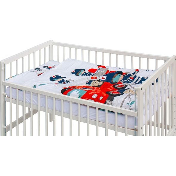 SCARLETT DĚTSKÁ POSTÝLKA S KOMPLETNÍ VÝBAVOU SCARLETT 120 X 60 CM - FIRO - DŘEVĚNÉ POSTÝLKY - SPINKÁNÍ