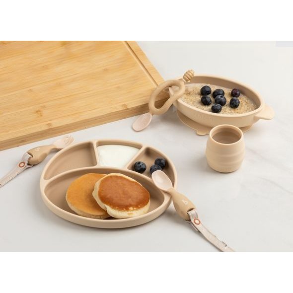 BIBADO SILIKONOVÁ MISKA S PŘÍSAVKOU FAWN - MISKY, TALÍŘKY A PODLOŽKY - KRMENÍ