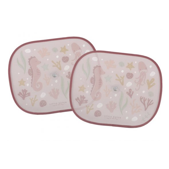 LITTLE DUTCH SLUNEČNÍ CLONA OCEAN DREAMS PINK - SLUNEČNÍ ROLETY A CLONY - AUTOSEDAČKY A PŘÍSLUŠENSTVÍ