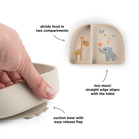 DONE BY DEER STICK AND STAY JÍDELNÍ TALÍŘ CELEBRATION - MISKY, TALÍŘKY A PODLOŽKY - KRMENÍ