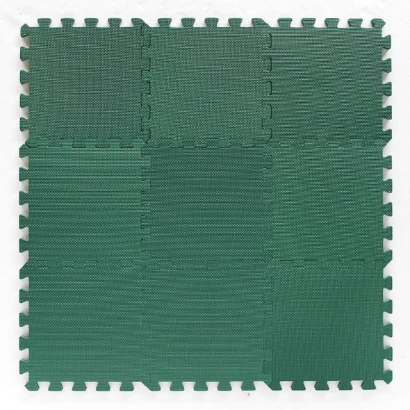 BABYDAN HRACÍ PODLOŽKA PUZZLE DARK GREEN 90X90CM - HRACÍ PODLOŽKY NA ZEM - SPINKÁNÍ