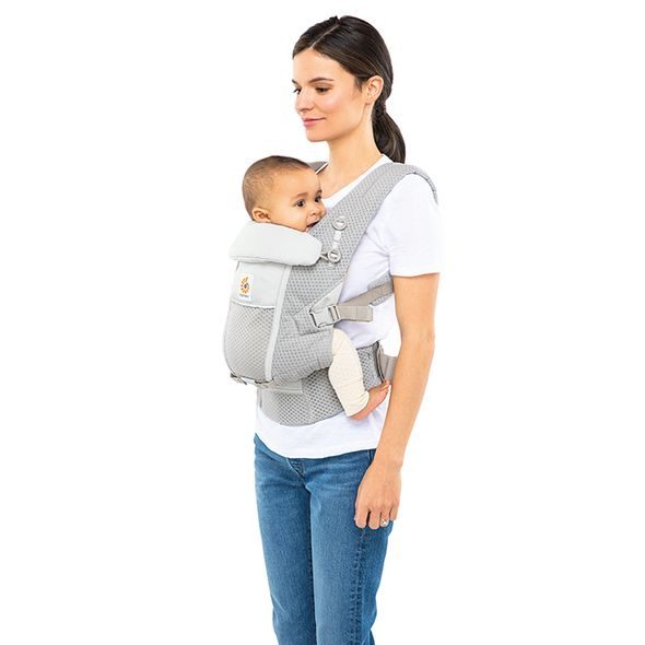 ERGOBABY ADAPT SOFT FLEX MESH PEARL GREY - ERGONOMICKÁ NOSÍTKA - NOŠENÍ & SPORT