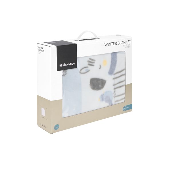 KIKKABOO DĚTSKÁ DEKA SUPER SOFT 140X110 CM STRIPY FRIENDS - DĚTSKÉ DEKY PRO MIMINKA - SPINKÁNÍ