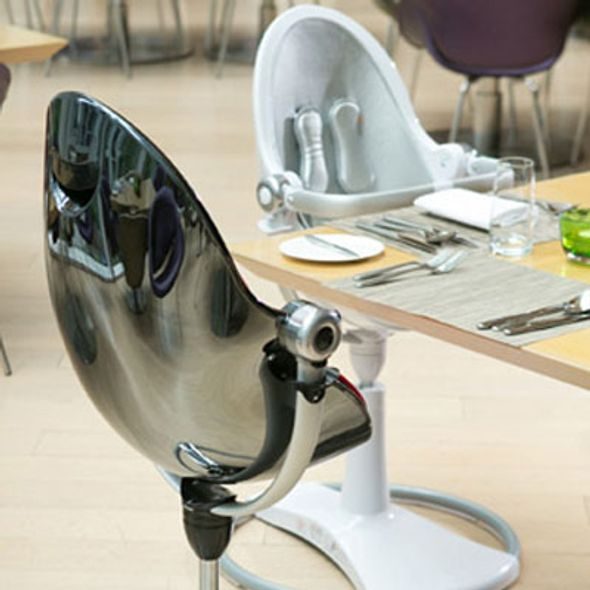 BLOOM JÍDELNÍ ŽIDLIČKA FRESCO CHROME - JÍDELNÍ ŽIDLIČKY PLASTOVÉ - KRMENÍ