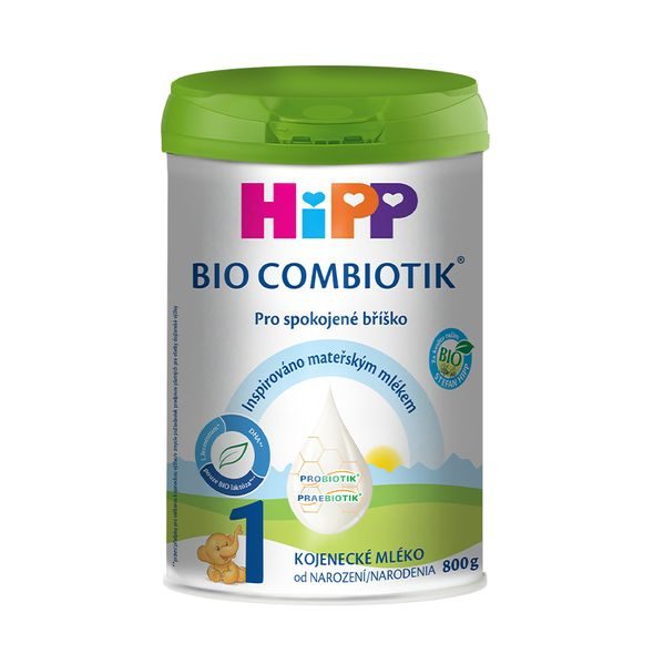 HIPP POČÁTEČNÍ MLÉČNÁ KOJENECKÁ VÝŽIVA HIPP 1 BIO COMBIOTIK® 800G DÓZA - KOJENECKÁ MLÉKA - KRMENÍ