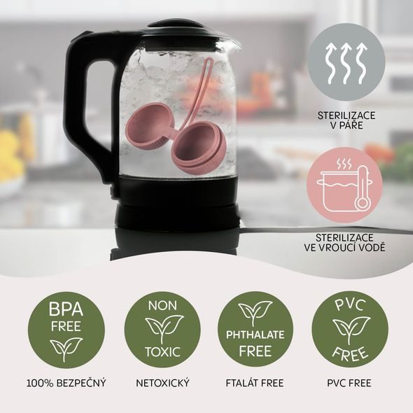 ZOPA SILIKONOVÉ POUZDRO NA DUDLÍK UZAVÍRATELNÉ - KRMENÍ