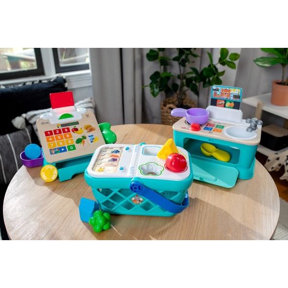 BABY EINSTEIN KOŠÍK NÁKUPNÍ MAGIC TOUCH HAPE 9M+ - OBCHOD - PRO DĚTI