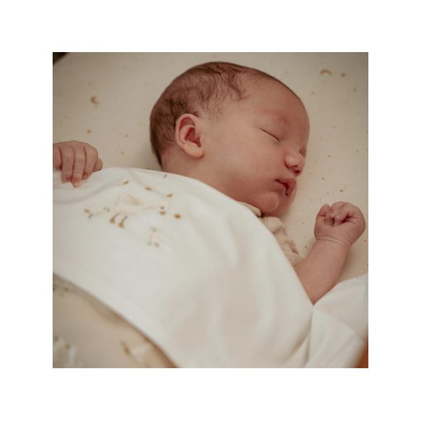 LITTLE DUTCH DEKA 70X100 CM ŽERZEJ / FLEECE HUSA NEWBORN NATURALS - DĚTSKÉ DEKY PRO MIMINKA - SPINKÁNÍ