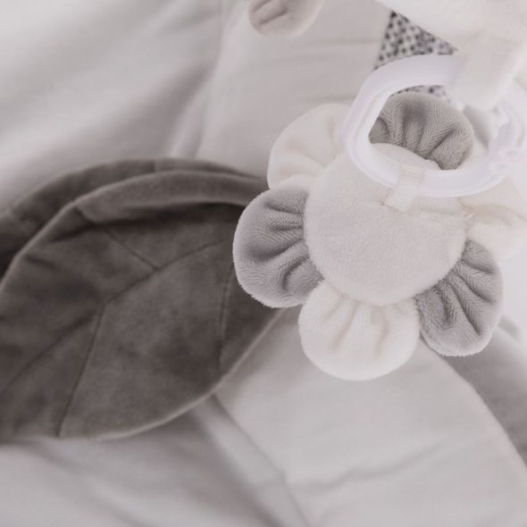 BO JUNGLE HRACÍ DEKA S HRAZDIČKOU B-PLAY GYM APPLE GREY - HRACÍ DEKY - PRO DĚTI