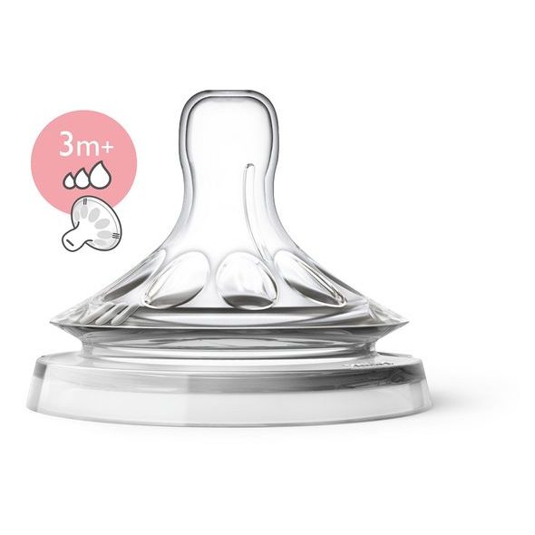 PHILIPS AVENT DUDLÍK NATURAL VARIABILNÍ PRŮTOK 2KS - SAVIČKY A PÍTKA - KRMENÍ