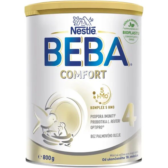 BEBA COMFORT 4, 5HMO (800G) - KOJENECKÁ MLÉKA - KRMENÍ