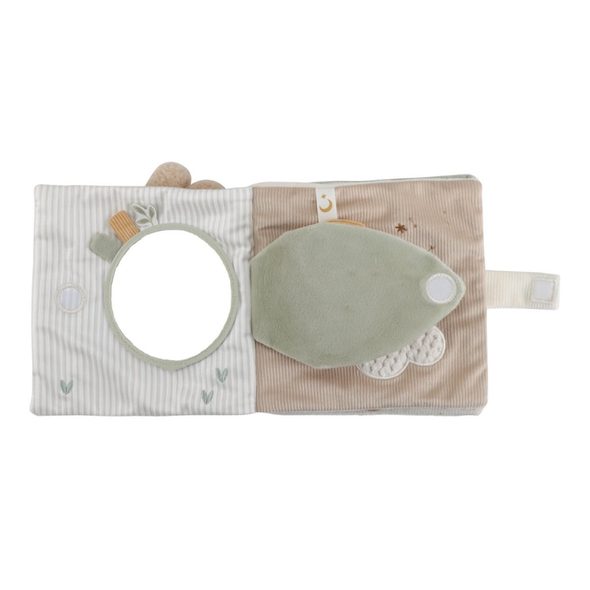 LITTLE DUTCH TEXTILNÍ KNÍŽKA S AKTIVITAMI NEWBORN NATURALS - FARMA - PRO DĚTI