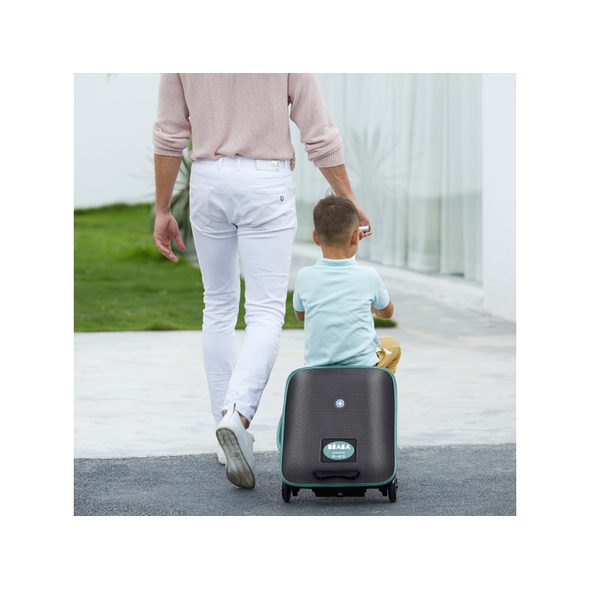 BEABA KUFR NA KOLEČKÁCH SE SEDÁTKEM EAZY GREEN BLUE - BATOHY A TAŠKY - PRO DĚTI