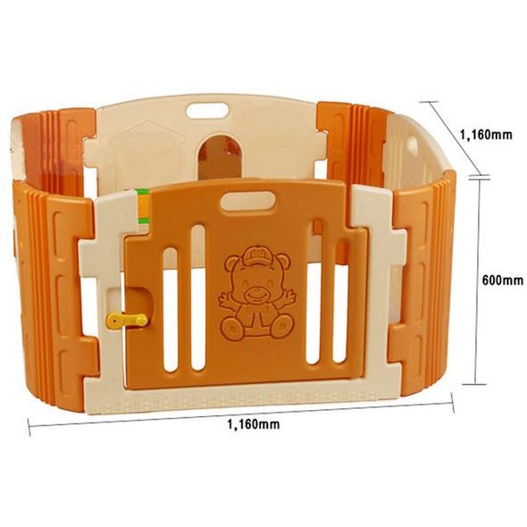 SCARLETT PLASTOVÁ OHRÁDKA MÉĎA BÉŽOVÁ 116X116CM - OHRÁDKY - KOUPÁNÍ A ZDRAVÍ