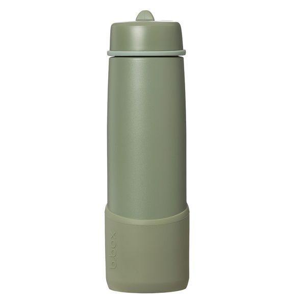 B.BOX SILIKONOVÝ CHRÁNIČ PRO TERMOLÁHEV 690 ML - OLIVE - SPORTOVNÍ LAHVE - KRMENÍ