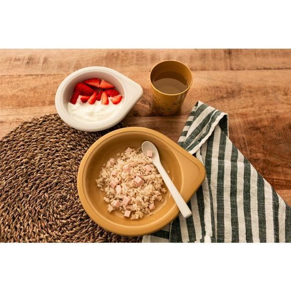 SUAVINEX JÍDELNÍ SET BEAR +6 M - MISKY, TALÍŘKY A PODLOŽKY - KRMENÍ