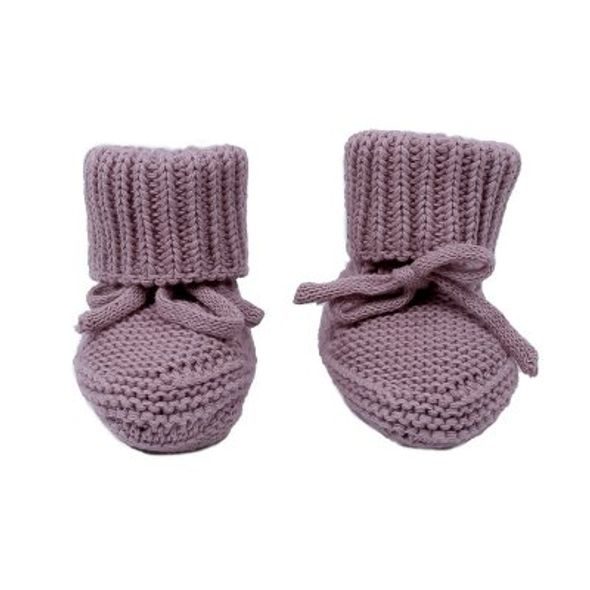 LODGER SLIPPER KNIT ROSE 0 - 6 MĚSÍCŮ - KOJENECKÉ CAPÁČKY - PRO DĚTI