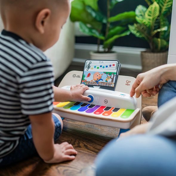 BABY EINSTEIN HRAČKA DŘEVĚNÁ HUDEBNÍ PIANO TOGETHER IN TUNE PIANO CONNECTED MAGIC TOUCH HAPE 12M+ - HUDEBNÍ - PRO DĚTI