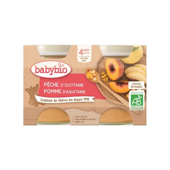 BABYBIO BROSKEV JABLKO 2X130 G - OVOCE/DEZERTY - KRMENÍ